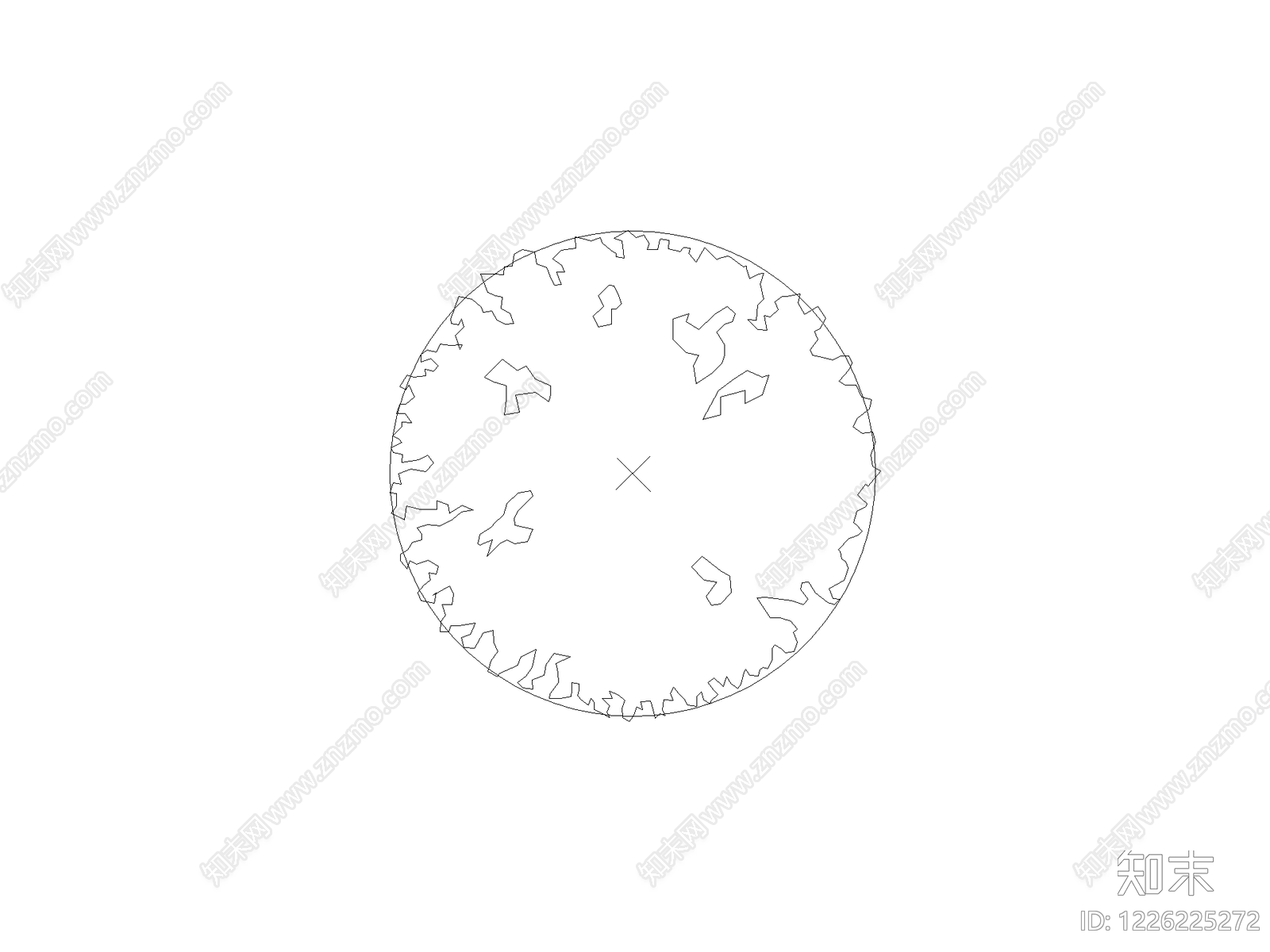 雕花CAD图纸