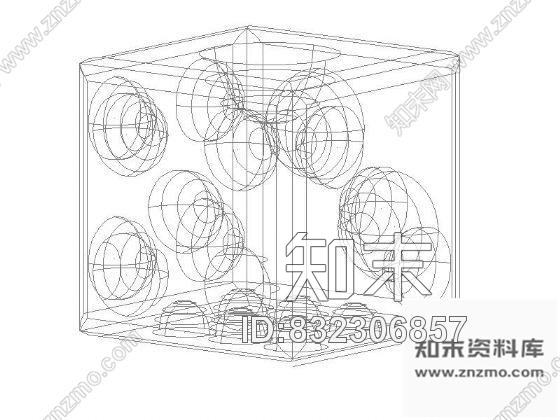 图块/节点骰子三维图块施工图下载【ID:832306857】