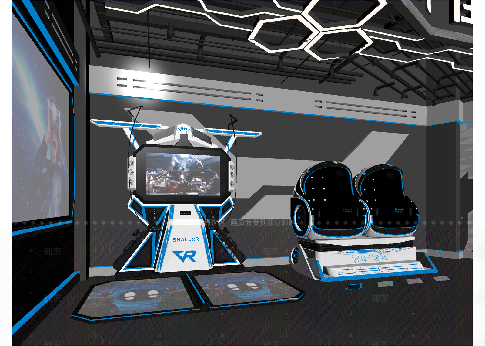 工业科技展厅3D模型下载【ID:1214988212】