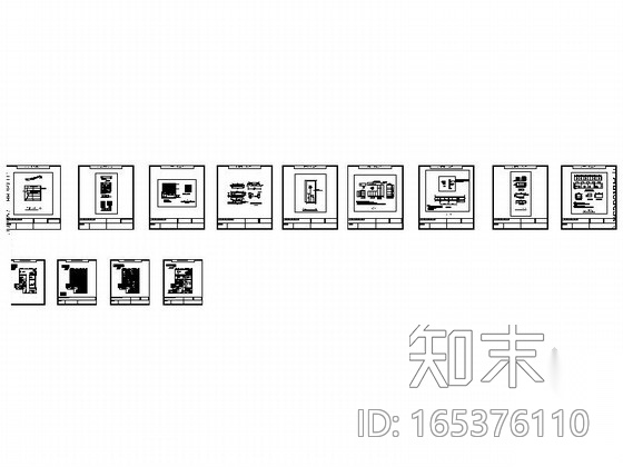 [河北]全国十大品牌之一现代风格早教中心室内装修施工图施工图下载【ID:165376110】