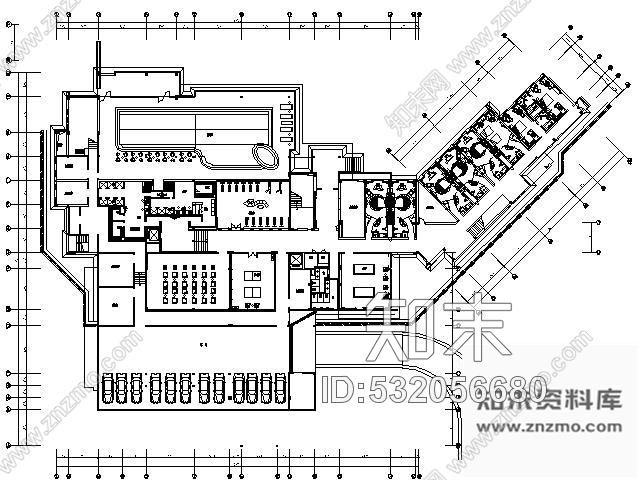 施工图南京某中心总统楼部分施工图cad施工图下载【ID:532056680】