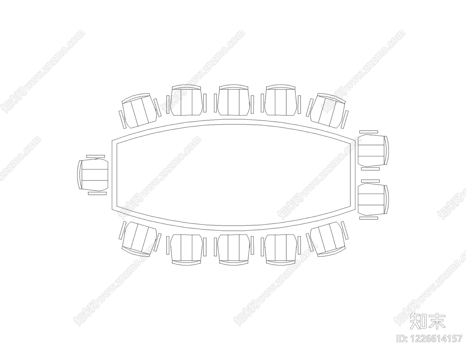桌椅CAD图纸