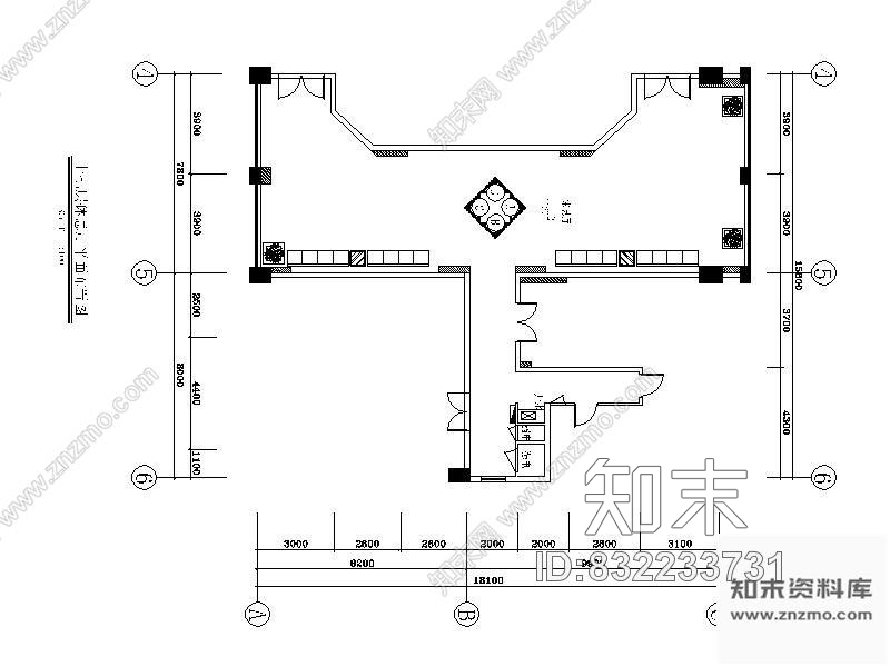 图块/节点休息室详图cad施工图下载【ID:832233731】