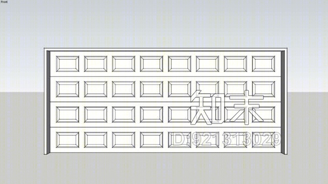 车库门SU模型下载【ID:921313029】