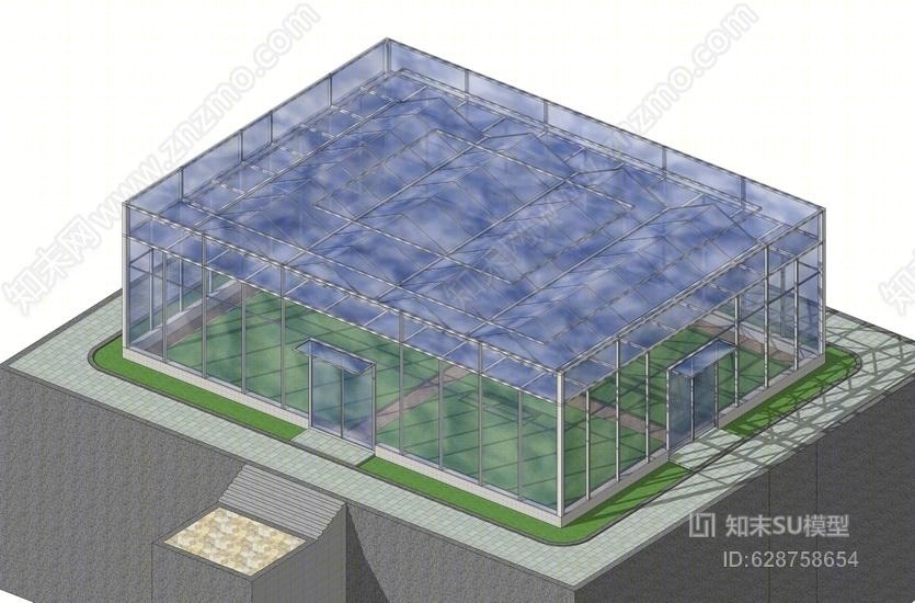 阳光房SU模型下载【ID:628758654】