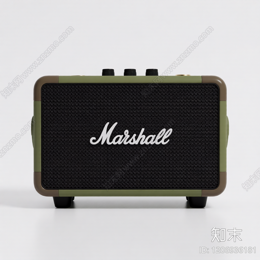 Marshall音箱3D模型下载【ID:1206936181】