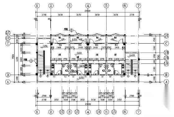 某四层居委会综合楼建筑施工图cad施工图下载【ID:151435145】