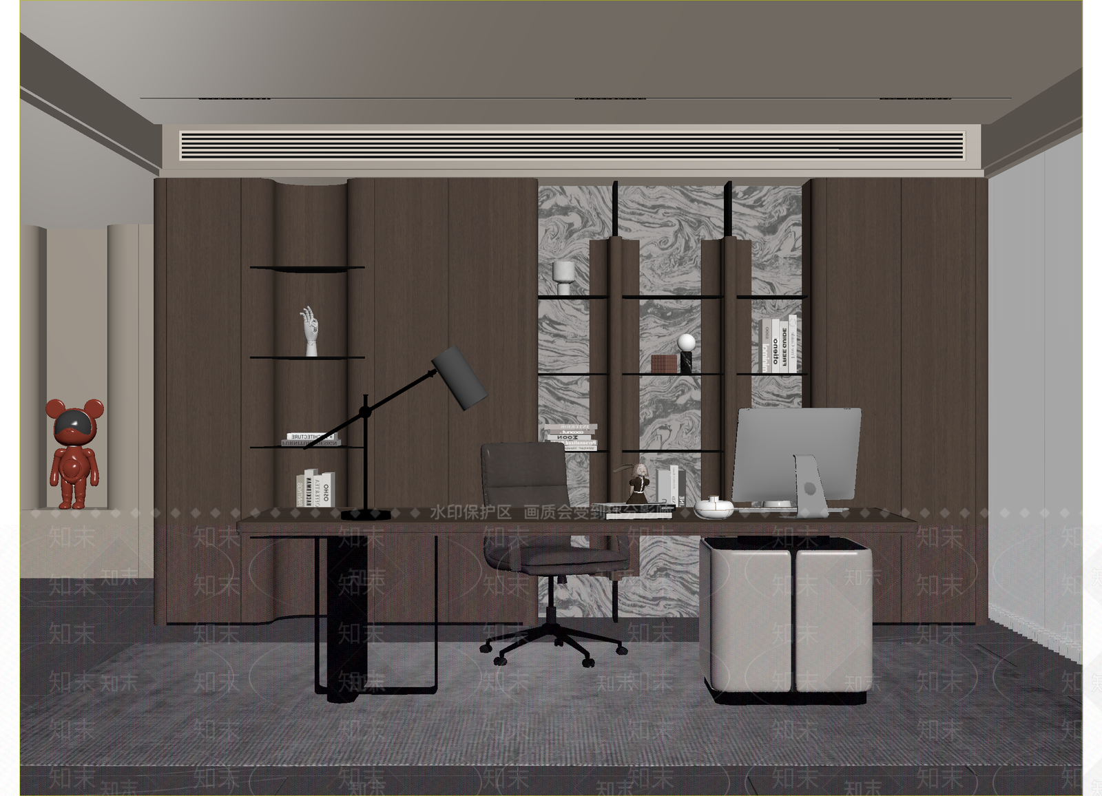 现代办公室3D模型下载【ID:1215188219】