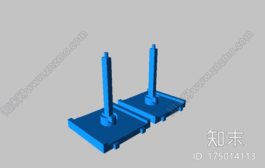 自带展架的太空船3d打印模型下载【ID:175014113】