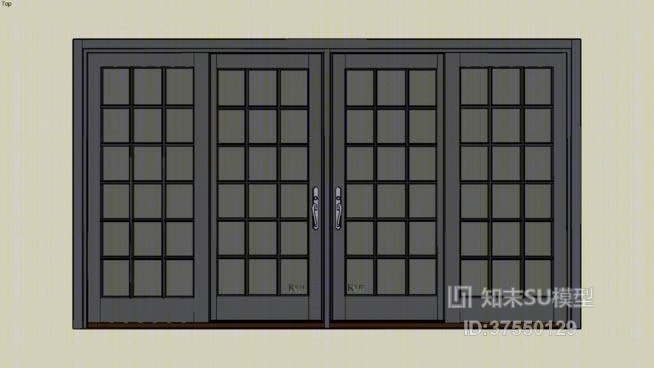 双开门SU模型下载【ID:119240953】