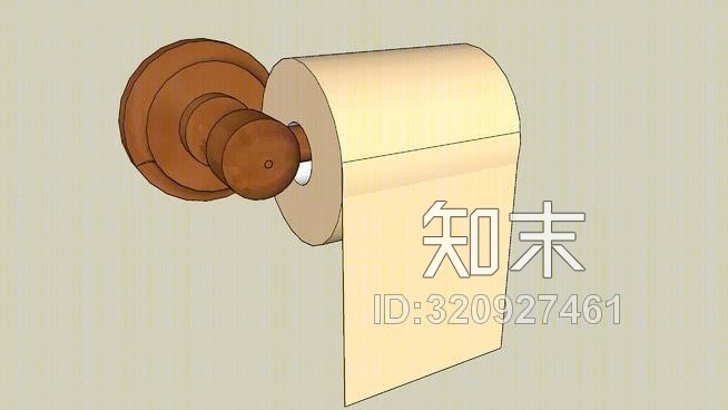 厕纸架SU模型下载【ID:320927461】