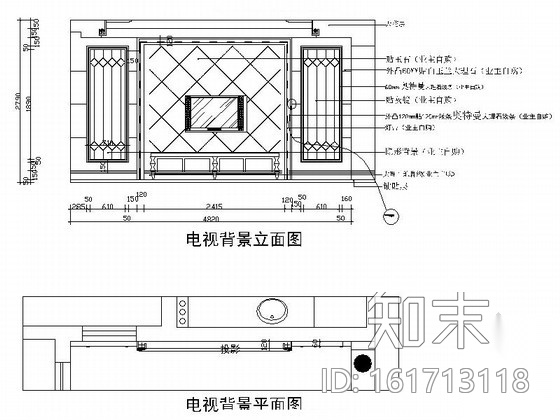 [绍兴]现代欧式三居室室内装修图（含效果）cad施工图下载【ID:161713118】
