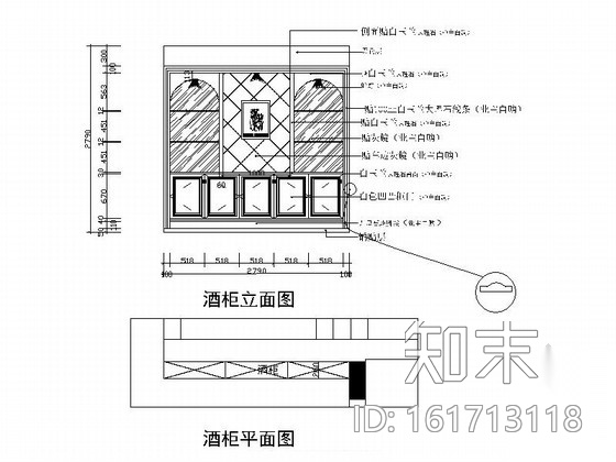 [绍兴]现代欧式三居室室内装修图（含效果）cad施工图下载【ID:161713118】