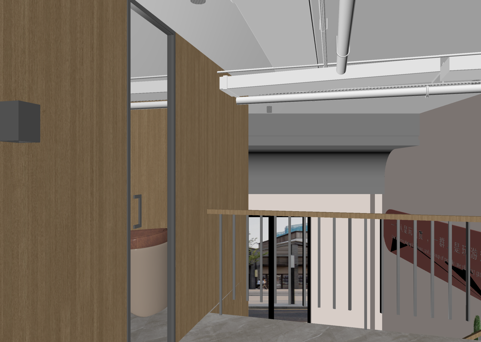 现代大厅3D模型下载【ID:1214663916】