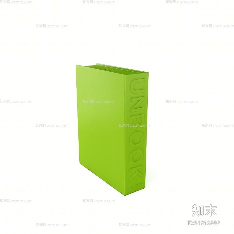 绿色文件夹3D模型下载【ID:31019892】