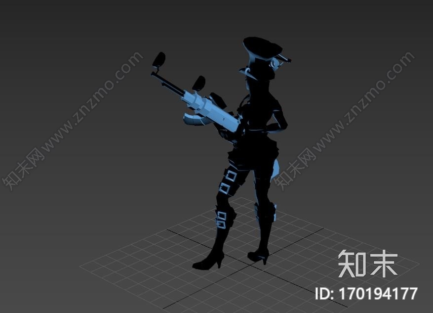 caitlyn_皮城女警709803d打印模型下载【ID:170194177】