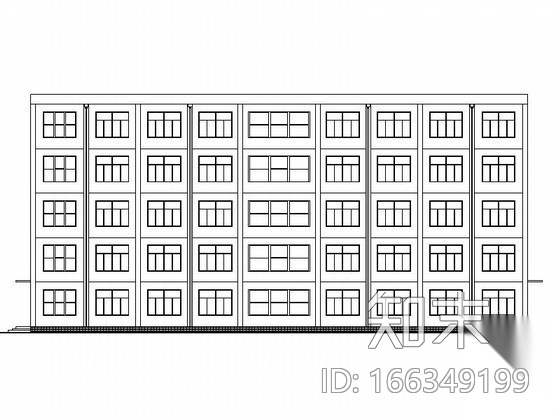 [毕业设计]某五层大学办公楼建筑扩初图施工图下载【ID:166349199】