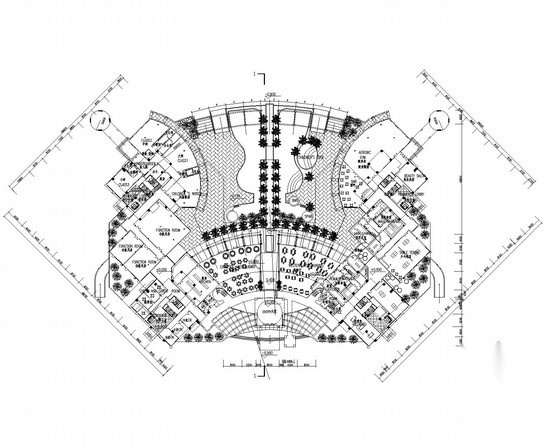 [广州]花都某二层会所建筑平面图（带幼儿园）施工图下载【ID:166570125】