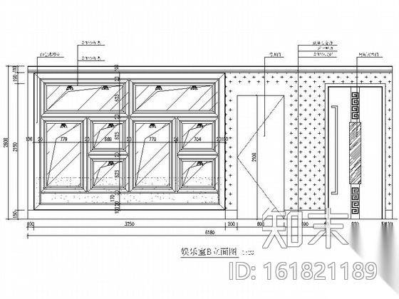 [陕西]高新区豪华新中式风格休闲会所装修施工图（含效果...cad施工图下载【ID:161821189】