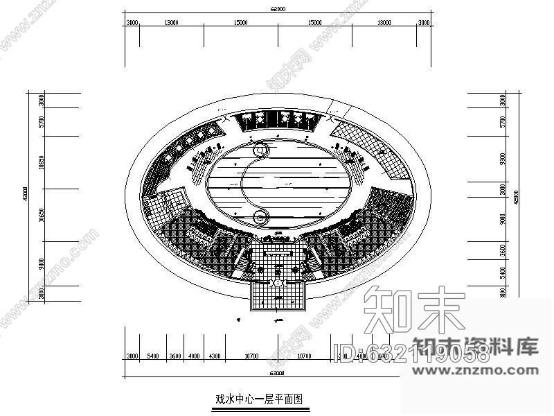 施工图3500㎡某别墅娱乐戏水中心设计图含效果cad施工图下载【ID:632119058】