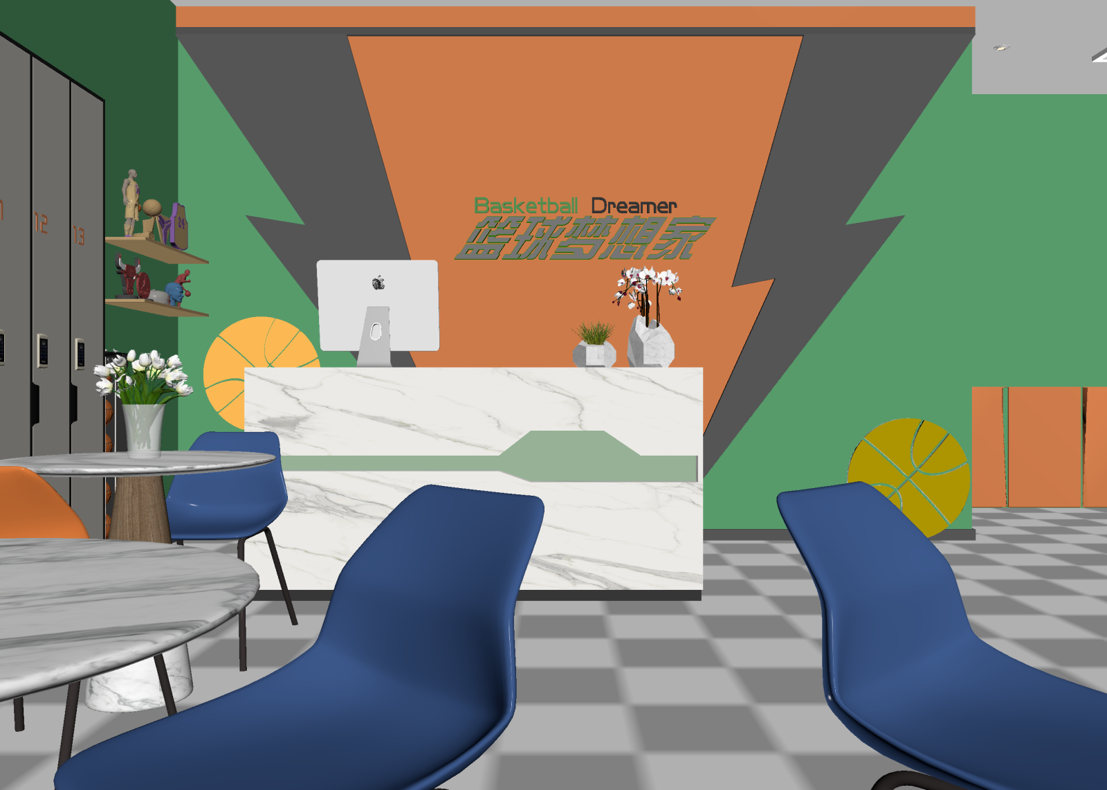 现代接待室3D模型下载【ID:1214384900】