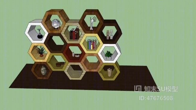 展示架SU模型下载【ID:47676508】
