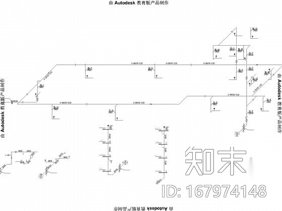 [内蒙古]成品库房给排水消防施工图cad施工图下载【ID:167974148】