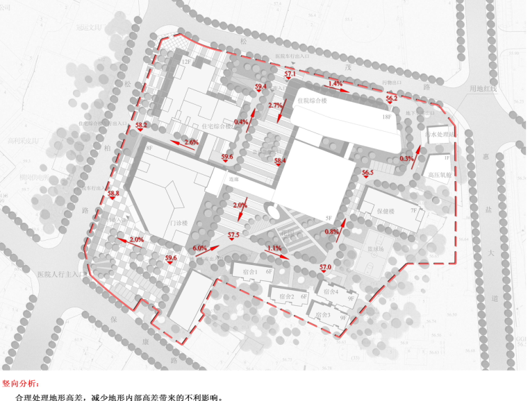 横岗人民医院建筑设计方案文本+CADcad施工图下载【ID:151588111】