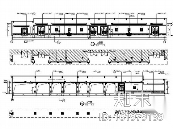 [安徽]经典楼盘酒店会议室走廊室内装修图cad施工图下载【ID:161979139】