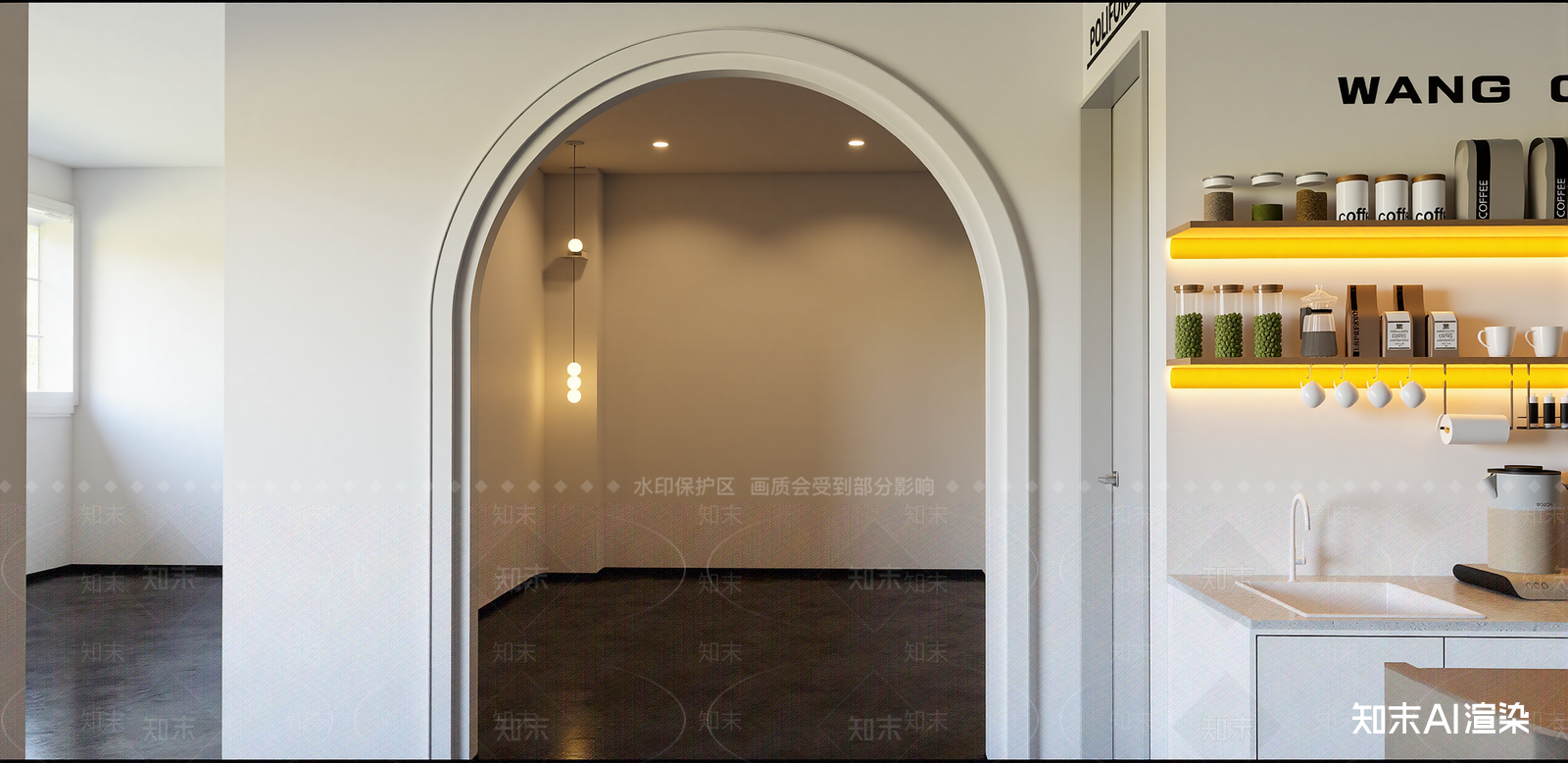 奶油美容院SU模型下载【ID:1215955513】