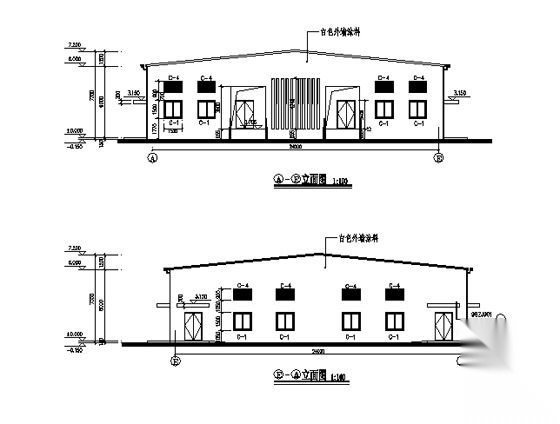 特殊教育学校多功能报告厅建筑施工图施工图下载【ID:166802186】