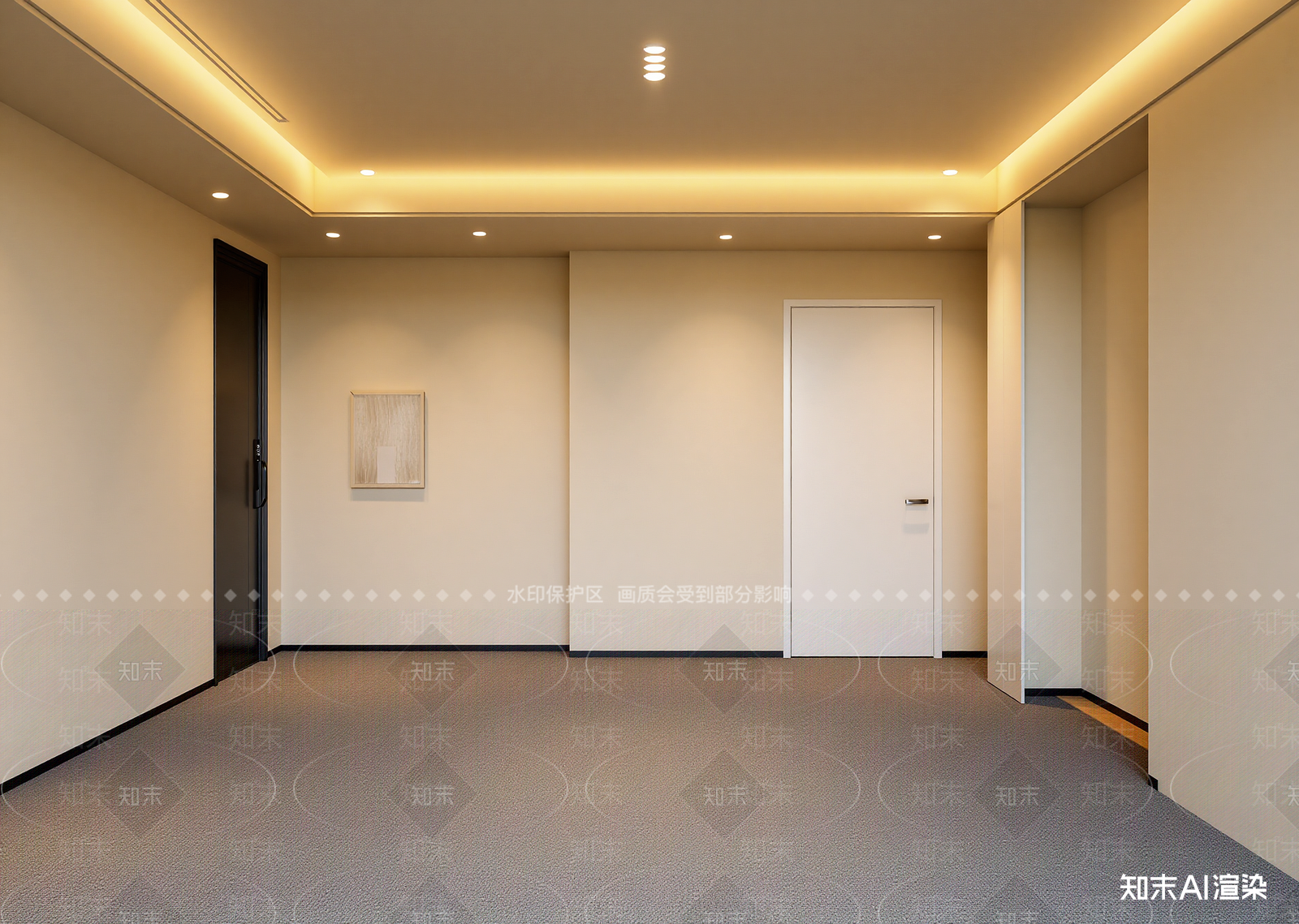 现代走廊3D模型下载【ID:1214627429】