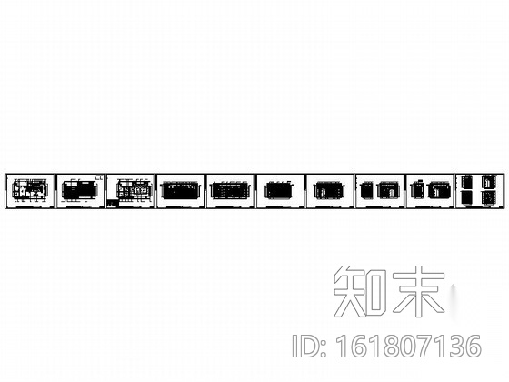 [北京]欧式量贩式KTV包间装修图cad施工图下载【ID:161807136】