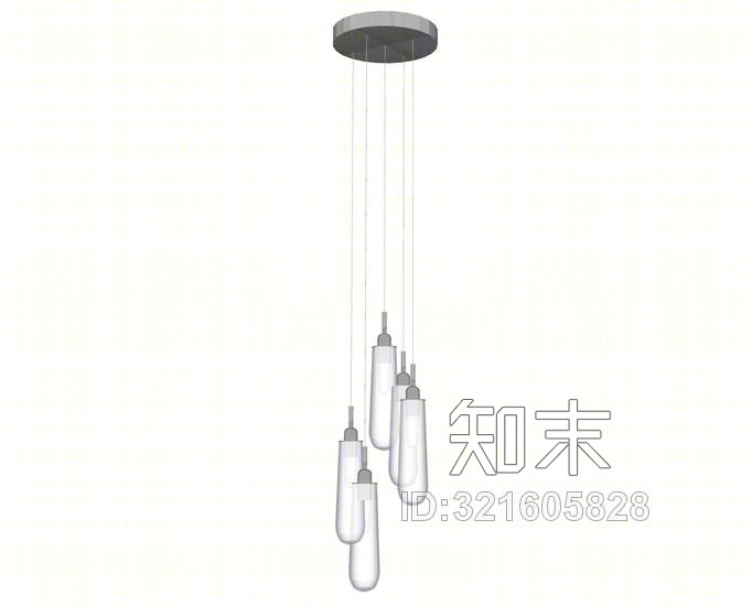 吊灯SU模型下载【ID:321605828】
