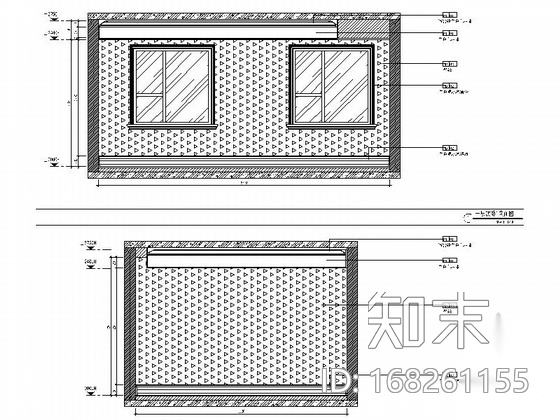 精品现代三层别墅样板间室内装修施工图cad施工图下载【ID:168261155】