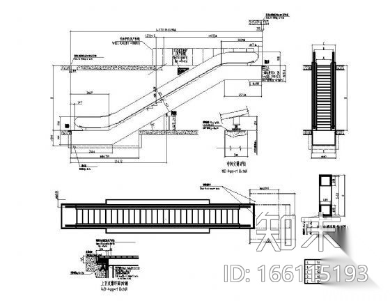 自动扶梯详图大样Ⅰ施工图下载【ID:166115193】