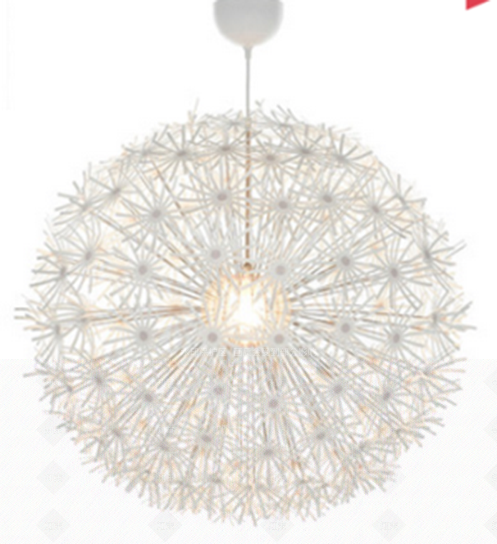 现代吊灯蒲公英吊灯3D模型下载【ID:532671869】