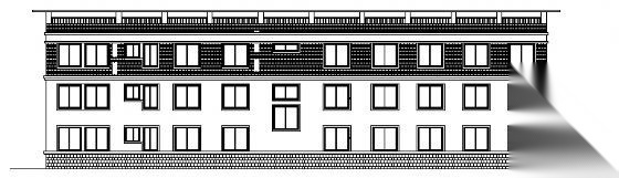 某市三层医院病房楼建筑施工图cad施工图下载【ID:151593195】