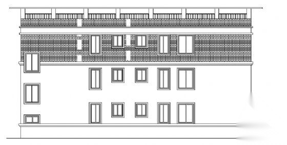 某市三层医院病房楼建筑施工图cad施工图下载【ID:151593195】