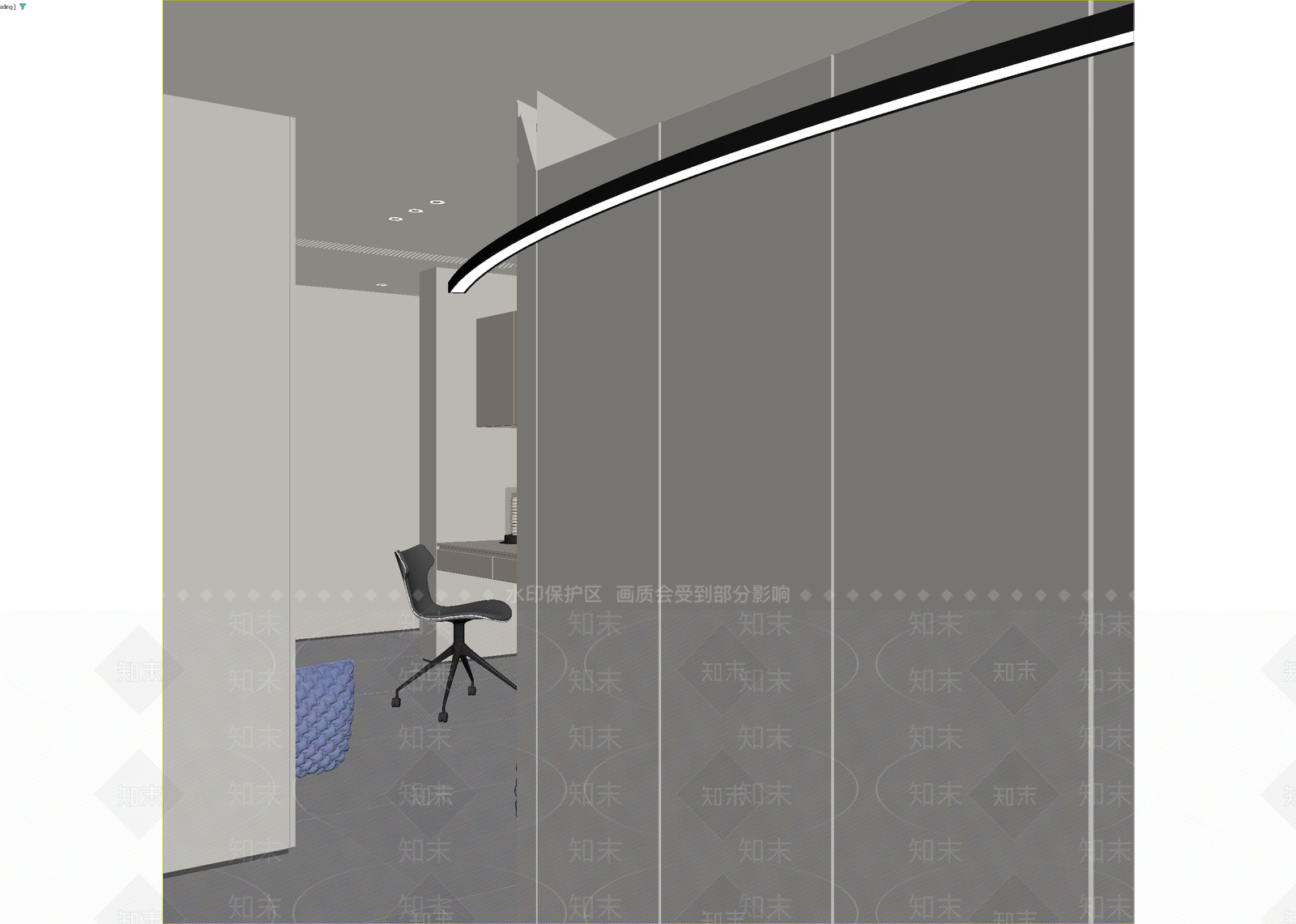 现代办公室3D模型下载【ID:1214758836】