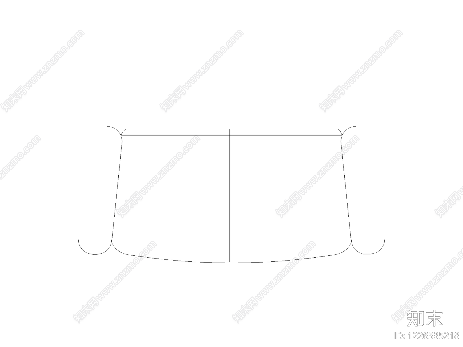 现代沙发CAD图纸