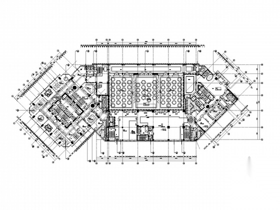 [江西]五十层超五星酒店建筑施工图(289张图纸)cad施工图下载【ID:167240133】