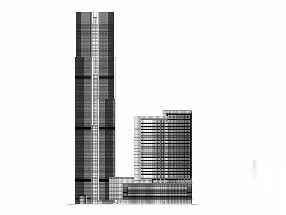 [江西]五十层超五星酒店建筑施工图(289张图纸)cad施工图下载【ID:167240133】