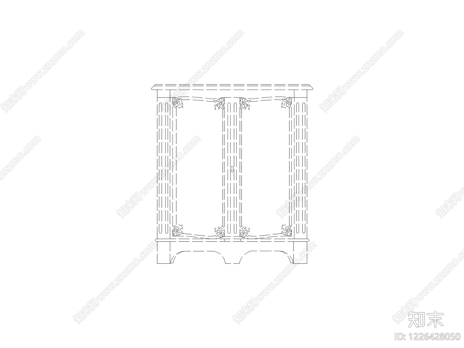 柜子cad施工图下载【ID:1226428050】