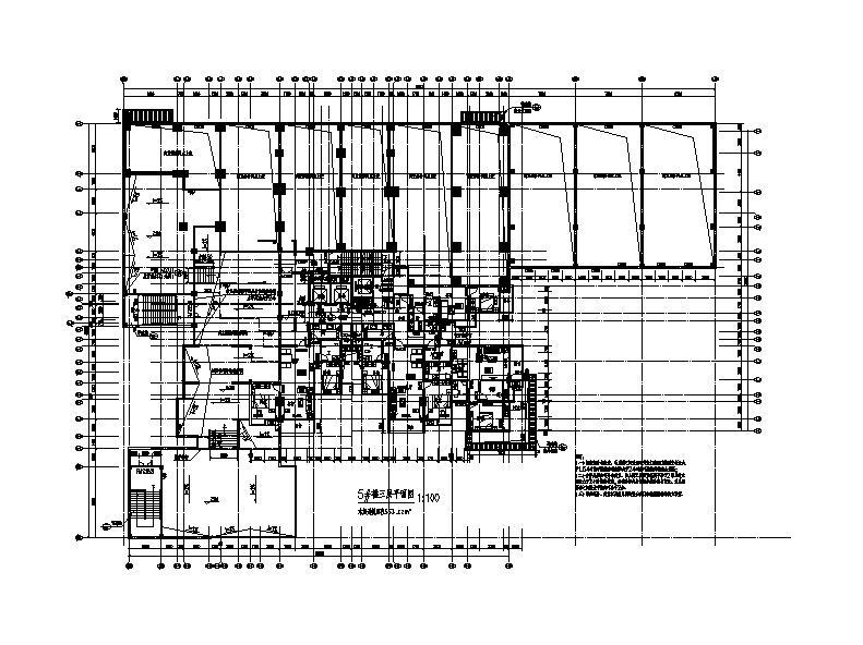 [重庆]高层石漆外墙塔式住宅楼建筑施工图施工图下载【ID:149864172】