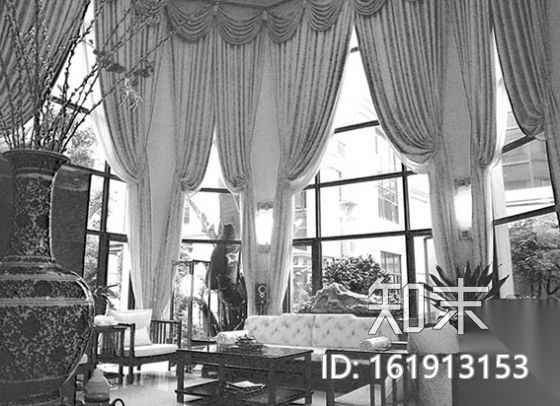 某中式双层别墅装修图(含实景)cad施工图下载【ID:161913153】