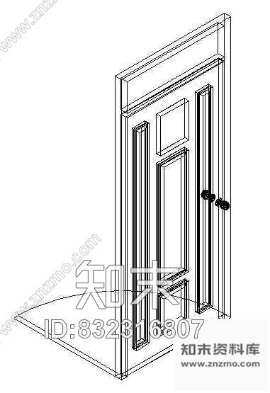 图块/节点门CAD模型图块19cad施工图下载【ID:832316807】