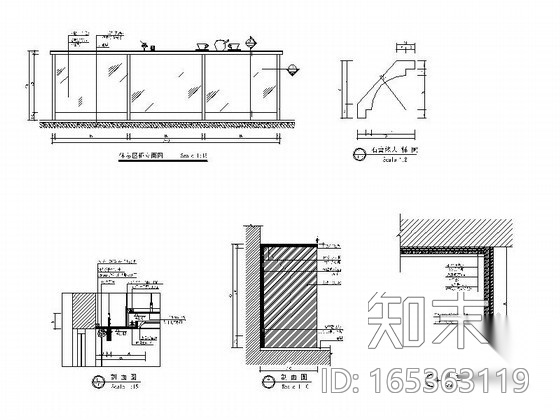 [沈阳]某大学茶水间施工图cad施工图下载【ID:165363119】