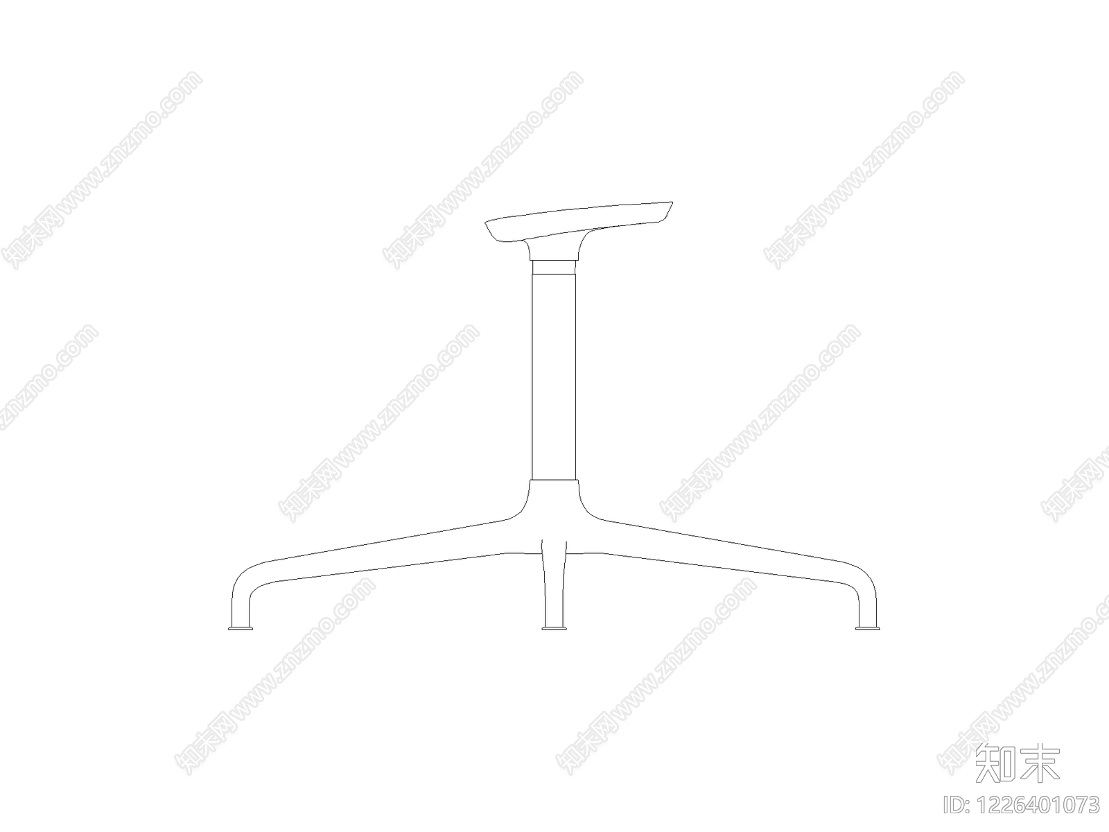 椅子cad施工图下载【ID:1226401073】
