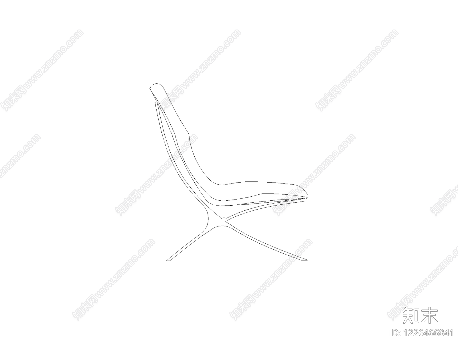 椅子cad施工图下载【ID:1226466841】